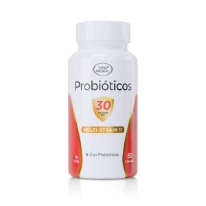Probioticos 30 + Inulina 60 capsulas Total Natural